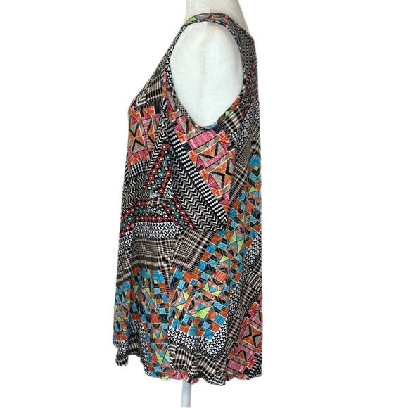 Bobeau Printed Cold Should Blouse. Very Soft! Size Medium. Great Condition!! - Picture 6 of 12